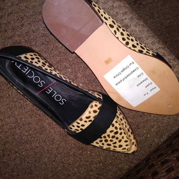 Sole Society Leopard Loafers - Picture 2 of 2